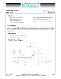 Click here to download VSC7934 Datasheet