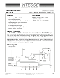 Click here to download VSC7938W Datasheet