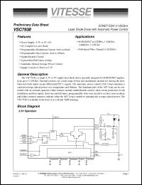 Click here to download VSC7938RO Datasheet