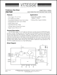 Click here to download VSC7939 Datasheet