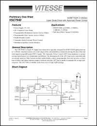 Click here to download VSC7940W Datasheet