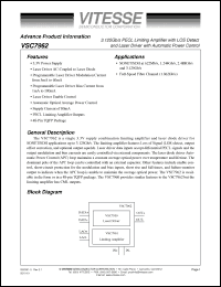 Click here to download VSC7962RO Datasheet