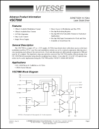 Click here to download VSC7990 Datasheet