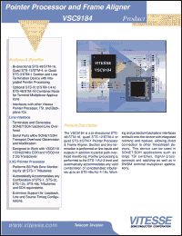 Click here to download VSC9184 Datasheet