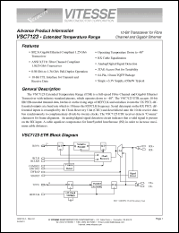 Click here to download VSC7123RD2 Datasheet