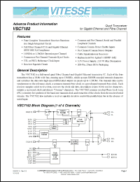 Click here to download VSC7182TW Datasheet