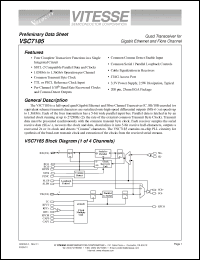 Click here to download VSC7185 Datasheet