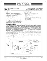 Click here to download VSC7969WD2B Datasheet
