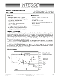 Click here to download VSC7969 Datasheet