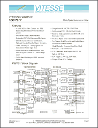 Click here to download VSC7217UC Datasheet