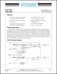 Click here to download VSC7125QU Datasheet