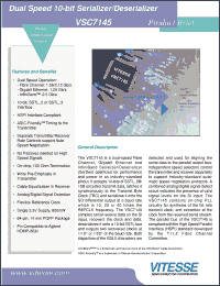 Click here to download VSC7145 Datasheet