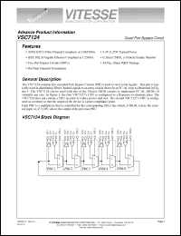 Click here to download VSC7124 Datasheet