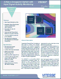 Click here to download VSC837 Datasheet