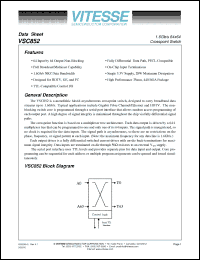 Click here to download VSC852 Datasheet