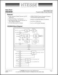 Click here to download VSC6048QV Datasheet