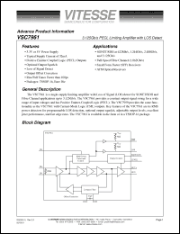 Click here to download VSC7961YD Datasheet