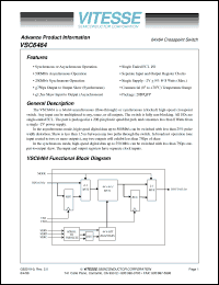 Click here to download VSC6464 Datasheet