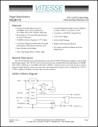 Click here to download VSC8115 Datasheet