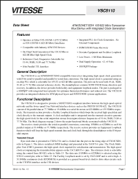Click here to download VSC8110 Datasheet