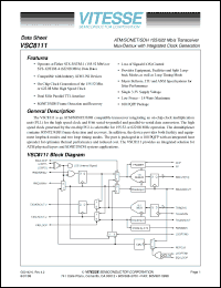 Click here to download VSC8111 Datasheet