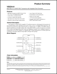 Click here to download VSC8141TW Datasheet