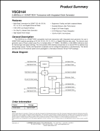 Click here to download VSC8144 Datasheet