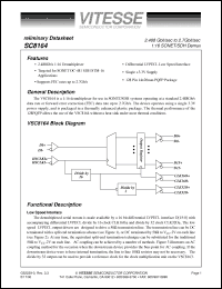 Click here to download VSC8164QR Datasheet
