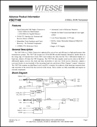 Click here to download VSC7146 Datasheet