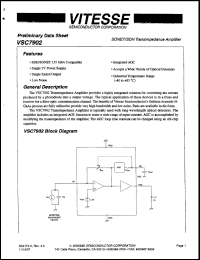 Click here to download VSC7902 Datasheet