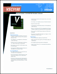 Click here to download VSC9180 Datasheet