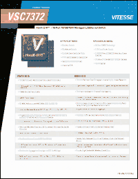 Click here to download VSC7372 Datasheet