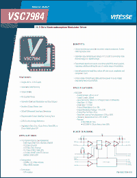 Click here to download VSC7984 Datasheet