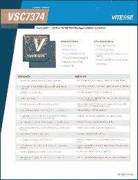 Click here to download VSC7374 Datasheet