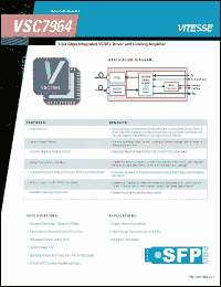 Click here to download VSC7964 Datasheet