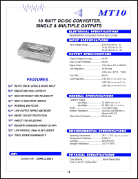 Click here to download MT10-1212S Datasheet