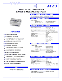 Click here to download MT3-1215WI Datasheet