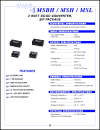 Click here to download MSBH-2409 Datasheet