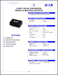 Click here to download B3R-0505D Datasheet