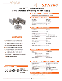 Click here to download SPN100-24S Datasheet