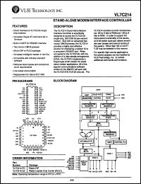 Click here to download VL7C214PC Datasheet