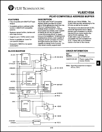 Click here to download VL82C103A-QC Datasheet