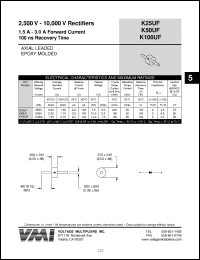 Click here to download K100UF Datasheet