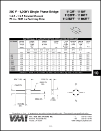 Click here to download 1110FF Datasheet