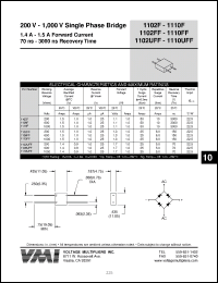 Click here to download 1106UFF Datasheet