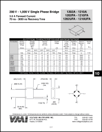 Click here to download 1210FA Datasheet