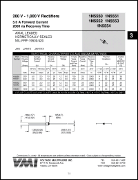 Click here to download 1N5552 Datasheet