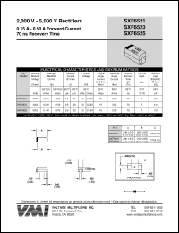 Click here to download SXF6521 Datasheet