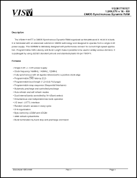 Click here to download VG3617161ET-6 Datasheet