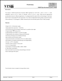 Click here to download VG36256401A Datasheet